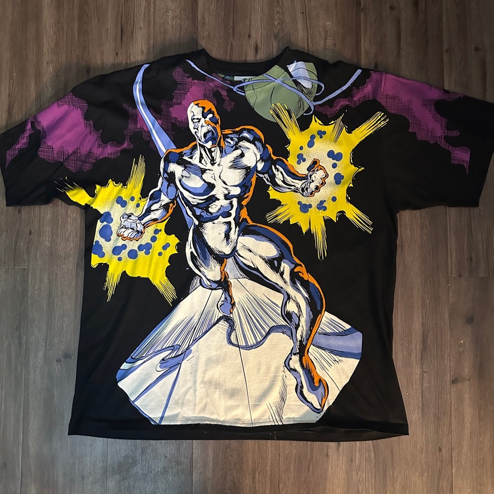 Bootleg All Over Print Tee ‘Silver Surfer’ XXL